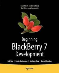bokomslag Beginning BlackBerry 7 Development