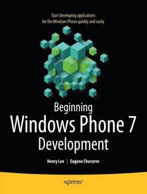 bokomslag Beginning Windows Phone 7 Development