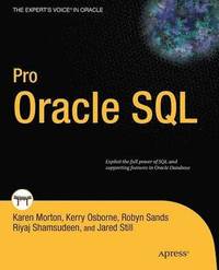 bokomslag Pro Oracle SQL