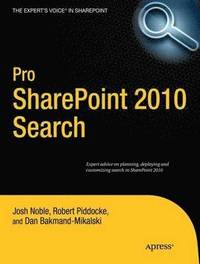 bokomslag Pro SharePoint 2010 Search