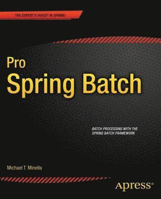 bokomslag Pro Spring Batch