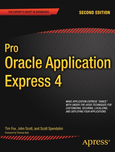 bokomslag Pro Oracle Application Express 4