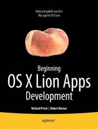 bokomslag Beginning OS X Lion Apps Development