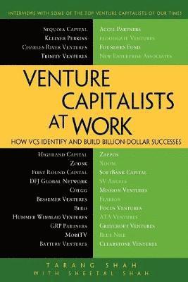 Venture Capitalists at Work: How VCs Identify and Build Billion-Dollar Successes 1