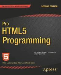 bokomslag Pro HTML5 Programming