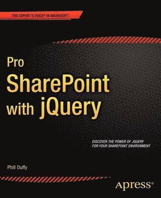 bokomslag Pro SharePoint with jQuery