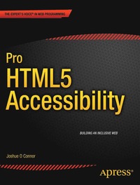 bokomslag Pro HTML5 Accessibility