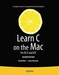 bokomslag Learn C on the Mac