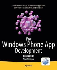 bokomslag Pro Windows Phone App Development