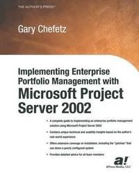 bokomslag Implementing Enterprise Portfolio Management with Microsoft Project Server 2002