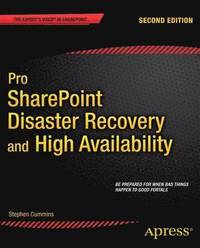 bokomslag Pro SharePoint Disaster Recovery and High Availability