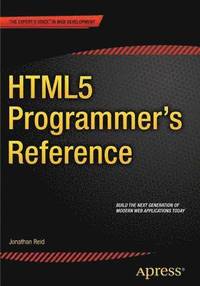 bokomslag HTML5 Programmer's Reference