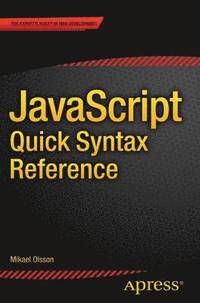 bokomslag JavaScript Quick Syntax Reference