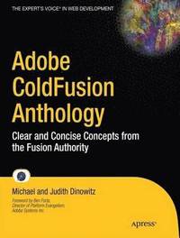 bokomslag Adobe ColdFusion Anthology