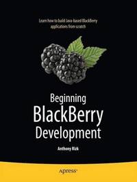 bokomslag Beginning BlackBerry Development