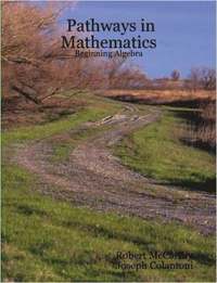 bokomslag Pathways in Mathematics - Beginning Algebra
