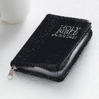 bokomslag KJV Mini Pocket Edition: Zippered Black
