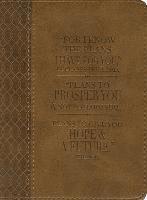 bokomslag Christian Art Gifts Classic Handy-Sized Journal for I Know the Plans Jeremiah 29:11 Bible Verse Inspirational Scripture Notebook W/Ribbon 240 Ruled Pa