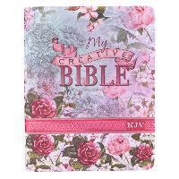 bokomslag KJV Holy Bible, My Creative Bible, Faux Leather Flexcover - Ribbon Marker, King James Version, Pink Floral