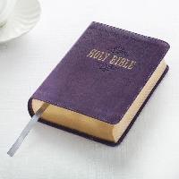 KJV Compact Large Print Lux-Leather Purple 1