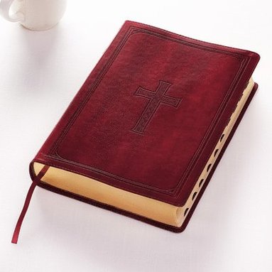 bokomslag KJV Super Giant Print Lux-Leather Burgundy