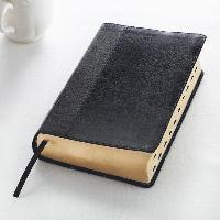 Kjv Giant Print Lux-Leather 2-Tone Black 1