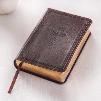 KJV Compact Large Print Lux-Leather DK Brown 1