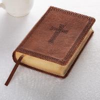 KJV Compact Large Print Lux-Leather Tan 1