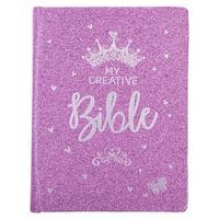 bokomslag ESV My Creative Bible for Girls Faux Leather Hc, Purple Glitter