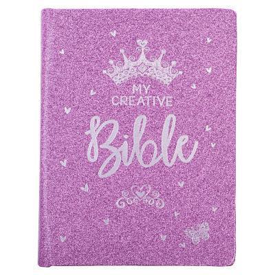 ESV My Creative Bible for Girls Faux Leather Hc, Purple Glitter 1