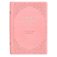 bokomslag KJV Bible Giant Print Full Size Pink