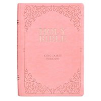 bokomslag KJV Bible Giant Print Full Size Pink