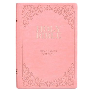 bokomslag KJV Bible Giant Print Full Size Pink
