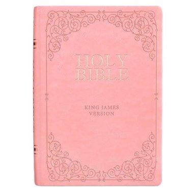 bokomslag KJV Bible Giant Print Full Size Pink