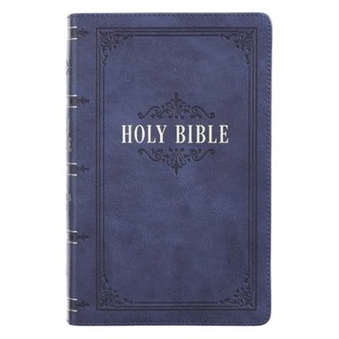 bokomslag KJV Bible Giant Print Dark Blue