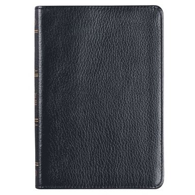 bokomslag KJV Compact Bible Black Full Grain Leather