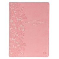 bokomslag The Spiritual Growth Bible, Study Bible, NLT - New Living Translation Holy Bible, Faux Leather, Pink