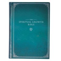 bokomslag The Spiritual Growth Bible, Study Bible, NLT - New Living Translation Holy Bible, Hardcover, Teal