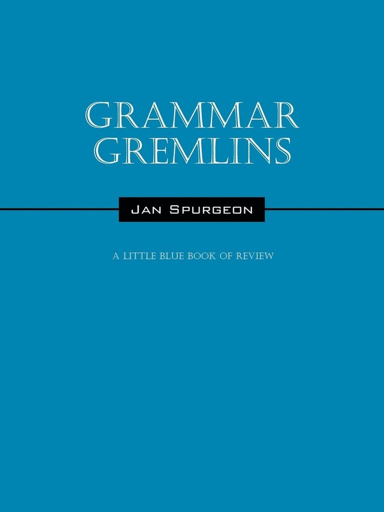 Grammar Gremlins 1