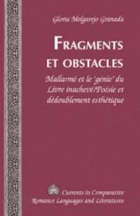 bokomslag Fragments et Obstacles