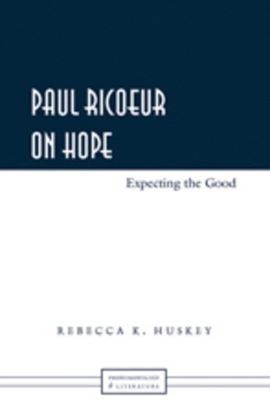 bokomslag Paul Ricoeur on Hope