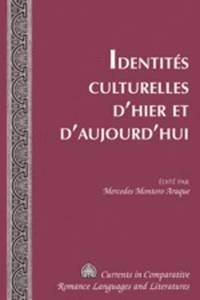 bokomslag Identites Culturelles d'Hier et d'Aujourd'hui