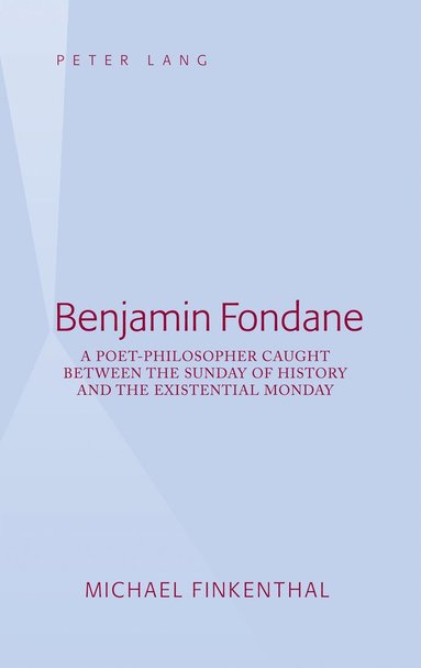 bokomslag Benjamin Fondane