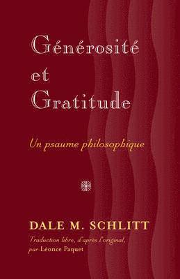 bokomslag Generosite et Gratitude