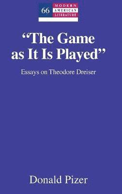 bokomslag &quot;The Game as It Is Played&quot;