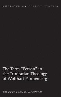 bokomslag The Term Person in the Trinitarian Theology of Wolfhart Pannenberg