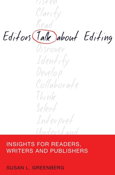 bokomslag Editors Talk about Editing