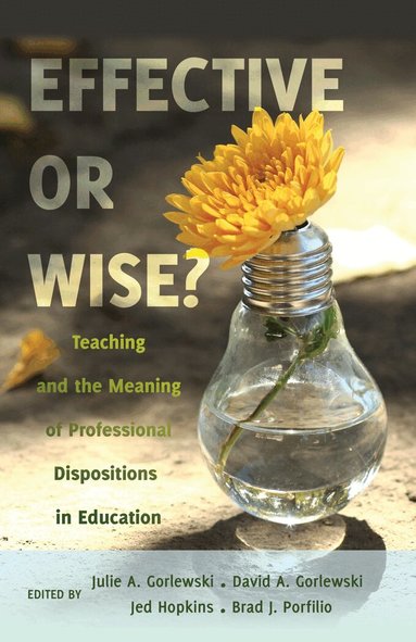 Julie A. Gorlewski, David A. Gorlewski, Jed Hopkins, Brad J. Porfilio - Effective or Wise?, Häftad
