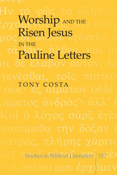 bokomslag Worship and the Risen Jesus in the Pauline Letters