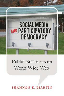 bokomslag Social Media and Participatory Democracy